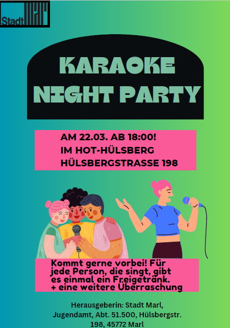 „Bühne frei!“ - Karaoke-Party im HoT Hülsberg