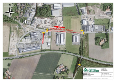 Der letzte Bauabschnitt für die Kreisstraße K 44n in Gescher startet am 2. April 2024