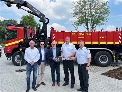 Neues Wechselladerfahrzeug für die Feuerwehr Unna
