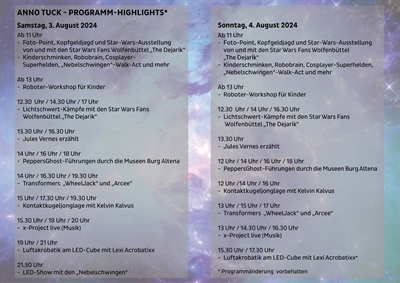 Programm Anno Tuck