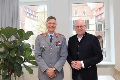 Antrittsbesuch von General Mirow