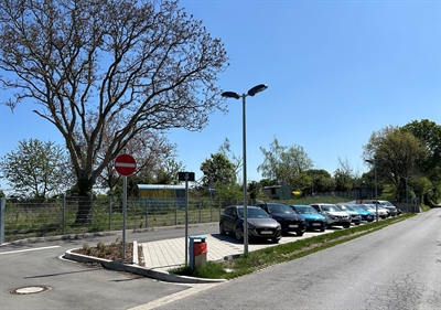Eröffnung Radstation Lünern: Parkplatz