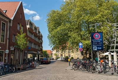 LED-Tafel an der Königsstraße
