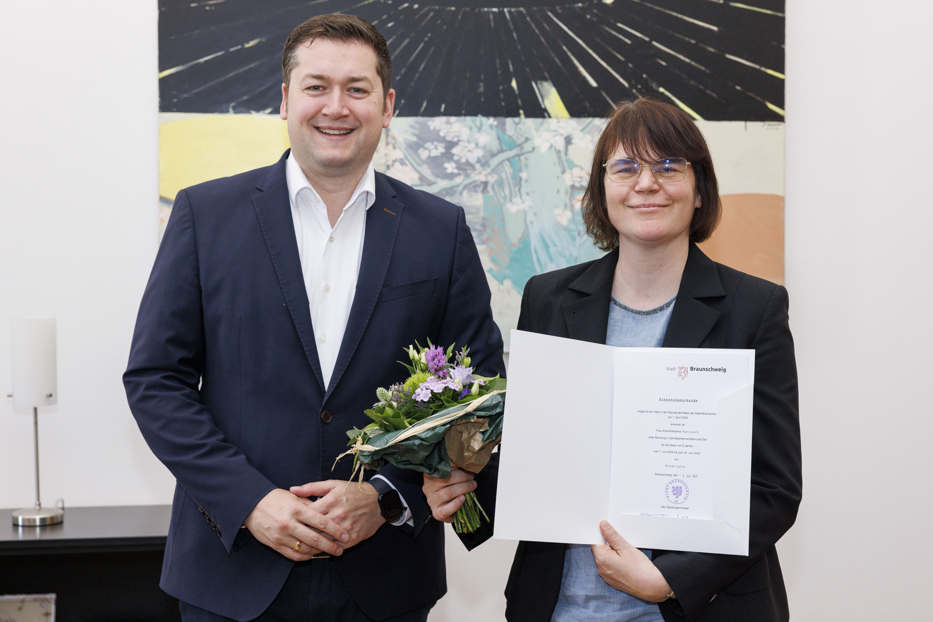 Anna Katharina Hanusch tritt Amt als Dezernentin an