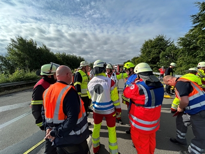Großübungen der Feuerwehr Unna