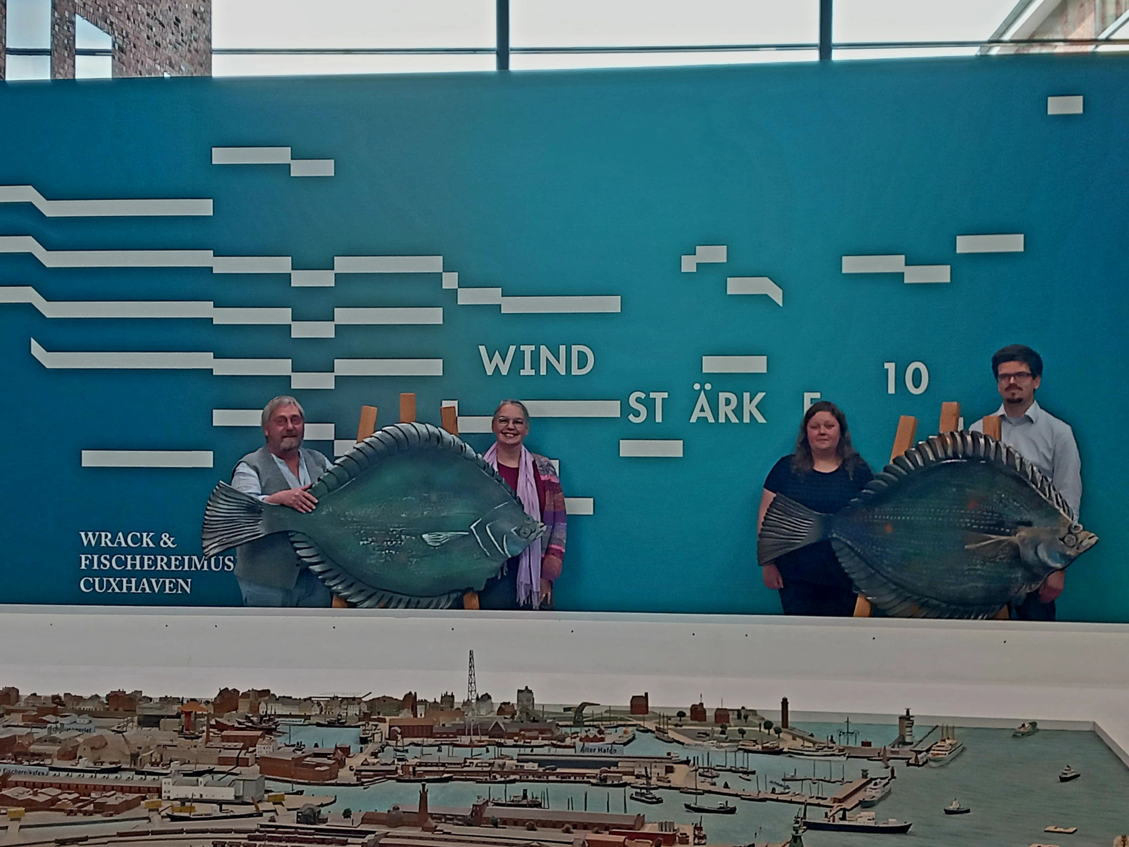 Neue Buttfische für Cuxhavens maritimes Museum