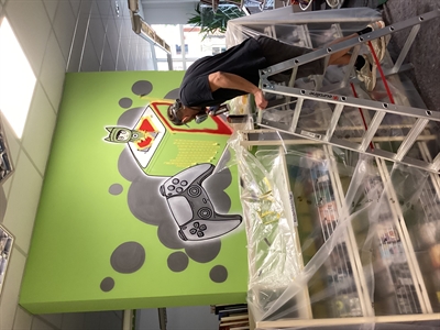 Zukunfts-Bib - Wandbild