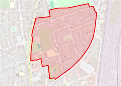 Blindgänger Herdingstraße