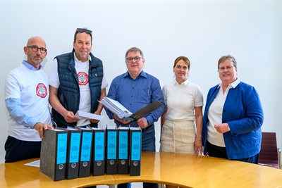 Übergabe Bürgerbegehren