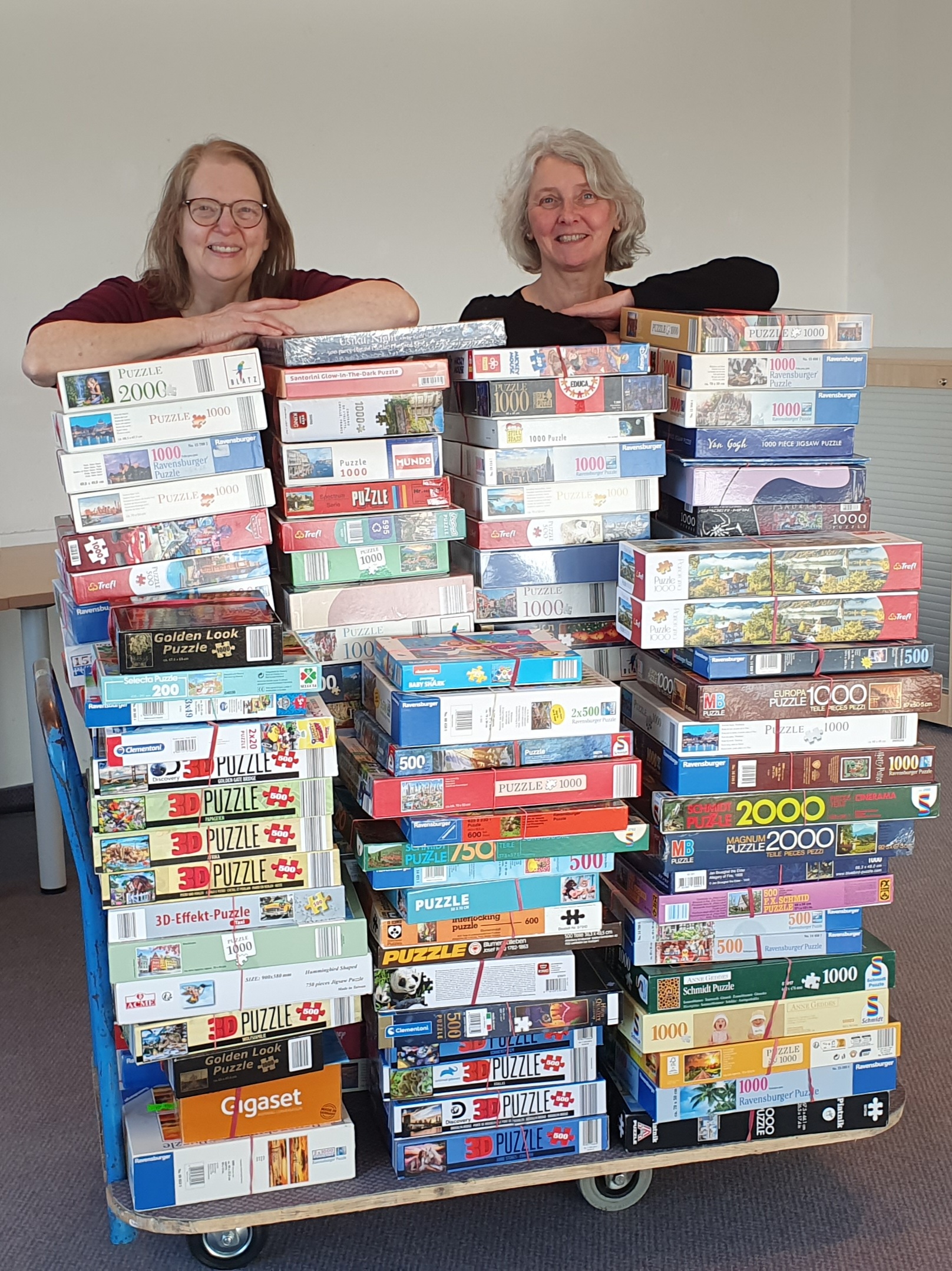 Puzzle-Tag in der Stadtbibliothek