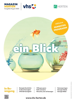 VHS-Magazin ein.Blick“ - Ausgabe August 2025
