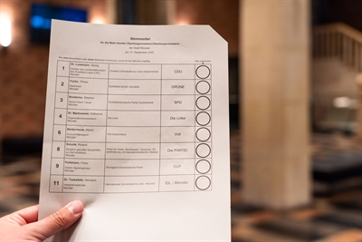 Stimmzettel OB-Wahl