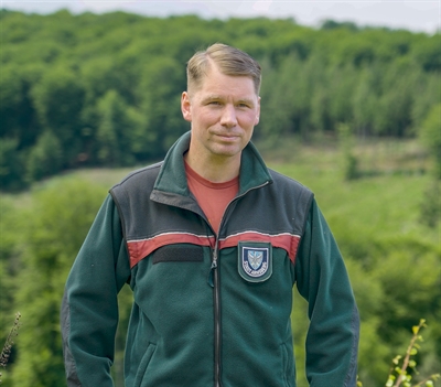 Stadtförster Sebastian Demmel