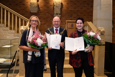 Silbernes Rathaus für Margret Schwarze und Emmy Teupe