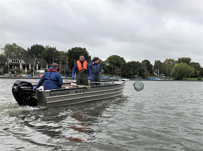 Fischbestandsuntersuchung am Aasee