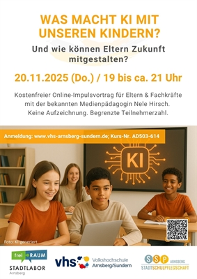 Online-Vortrag zum Thema KI