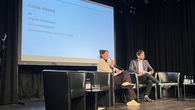 Klima-Abend - Fachbereichsleiterin Brigitte Strathmann