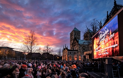 "Münster singt" auf dem Domplatz