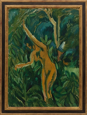 © Ernst Ludwig Kirchner, Weiblicher Akt im Grünen, 1914, Museum Abteiberg Mönchengladbach, Foto: Achim Kukulies