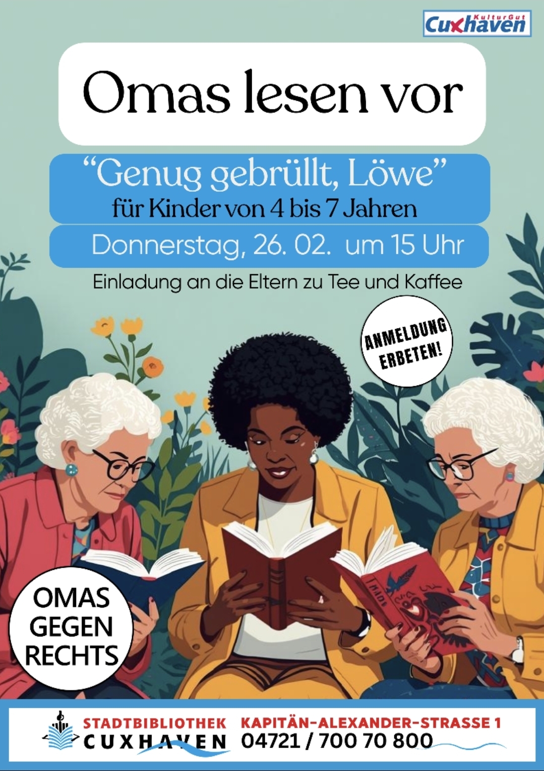 Stadtbibliothek: Omas lesen vor