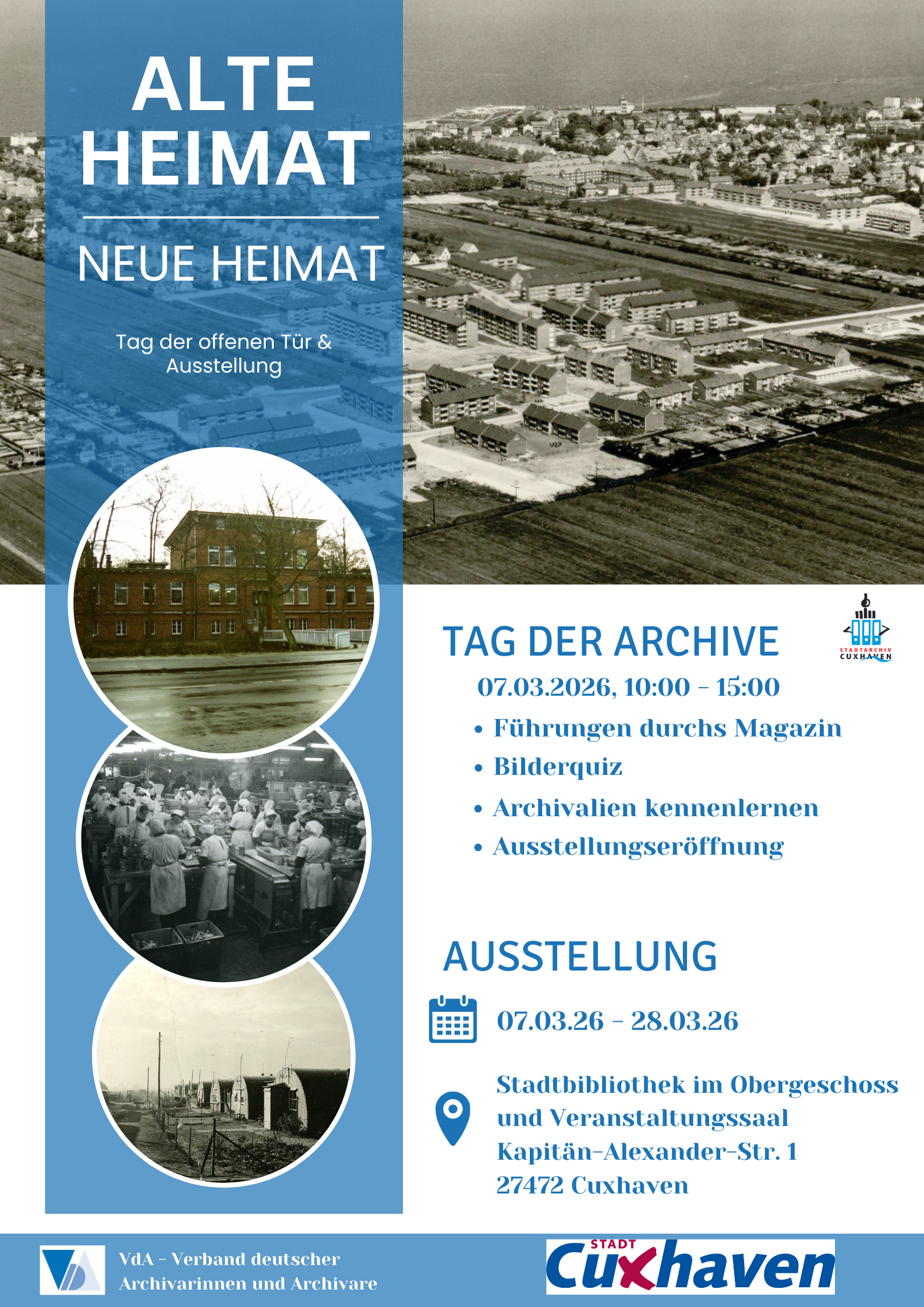 Tag der offenen Tür und Ausstellung des Stadtarchivs Cuxhaven