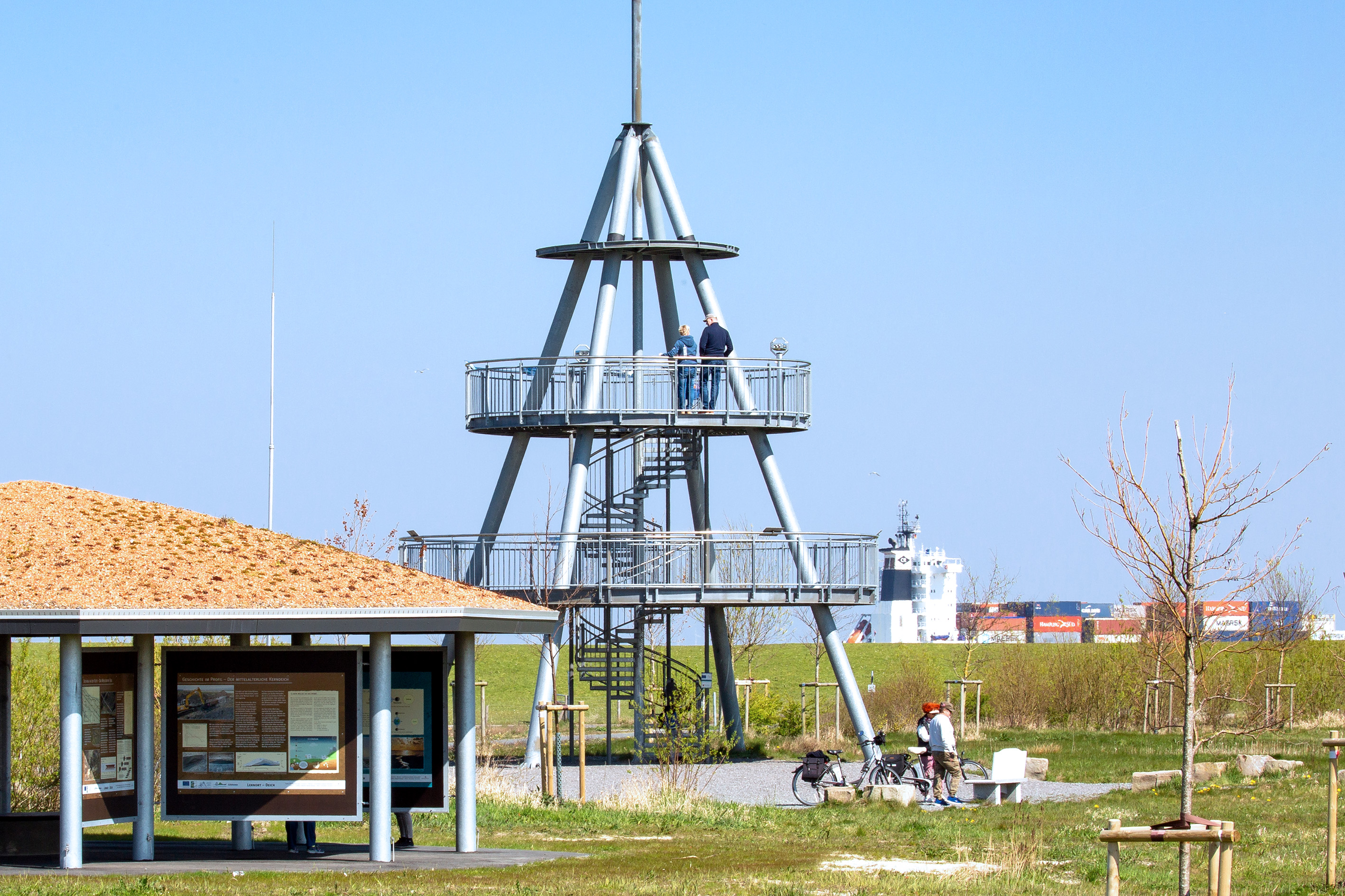 Vorübergehende Sperrung des Aussichtsturms im Landschaftspark Altenbruch