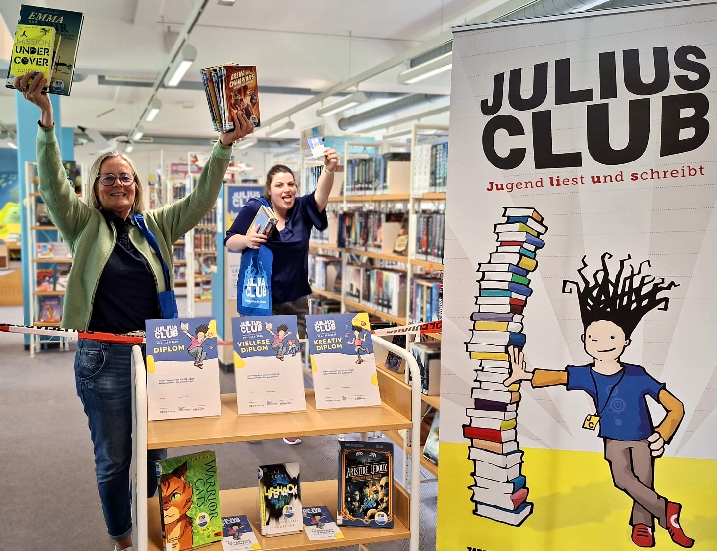 JULIUS bewegt sich durch den Sommer - Stadtbibliothek präsentiert wieder abwechslungsreiches Programm für Jugendliche