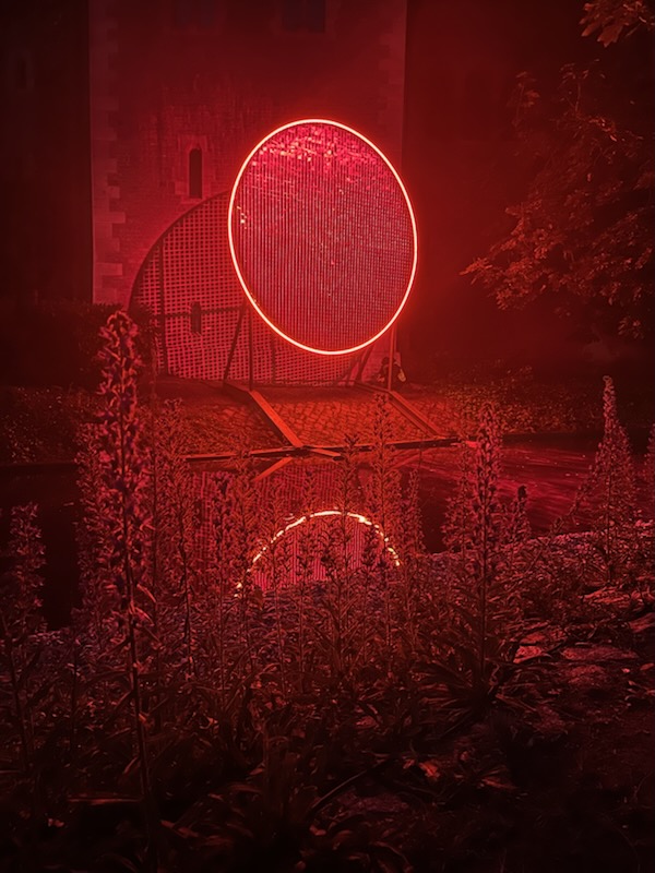 Ein Stück Lichtparcours beim Tag der Niedersachsen