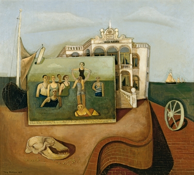 © Felix Nussbaum, Erinnerung an Norderney, 1929, Felix-Nussbaum-Haus im Museumsquartier Osnabrück, Leihgabe der Niedersächsischen Sparkassenstiftung