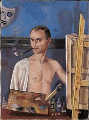 © Felix Nussbaum, Selbstbildnis an der Staffelei, 1943 © Museumsquartier Osnabrück, Fotograf Christian Govermann