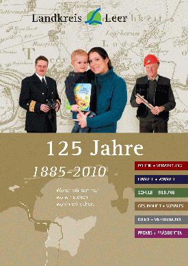 Bild Nummer #Medien_ID#, Buchcover 125 Jahre Landkreis Leer