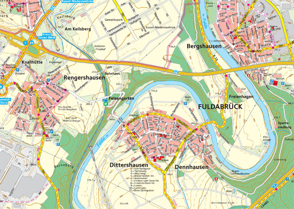 Regionalatlas - Ausschnitt