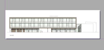 Außenansicht zur Sanierung des Goethegymnasiums