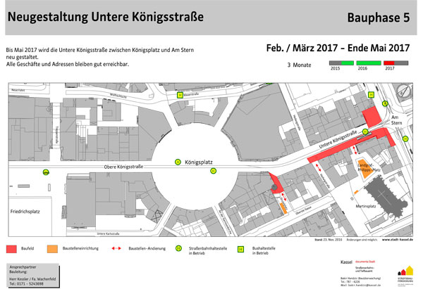 Neugestaltung Untere Königsstraße, Bauphase 5