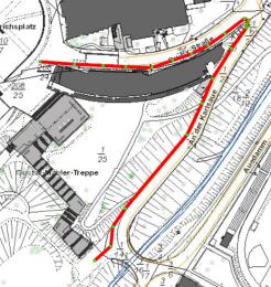 Skizze der Umleitung