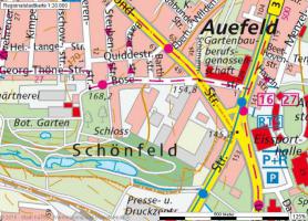 Anfahrt Botanischer Garten