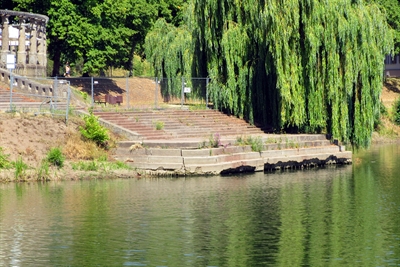 Treppe am Adolf-Mittag-See Juli 2024, Bild 2