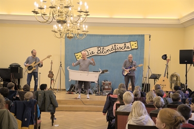 Die Blindfische beim Schulkonzert in der Kreismusikschule