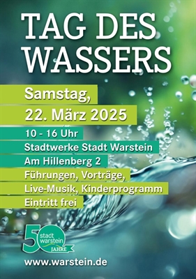 Tag des Wassers bei den Warsteiner Stadtwerken