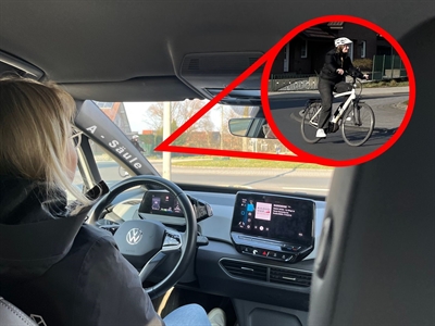 Die A-Säule kann die Sicht von Autofahrenden erheblich beeinträchtigen.
